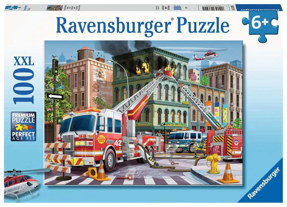 RAVENSBURGER - FIRE TRUCK RESCUE 100 PIECE PUZZLE