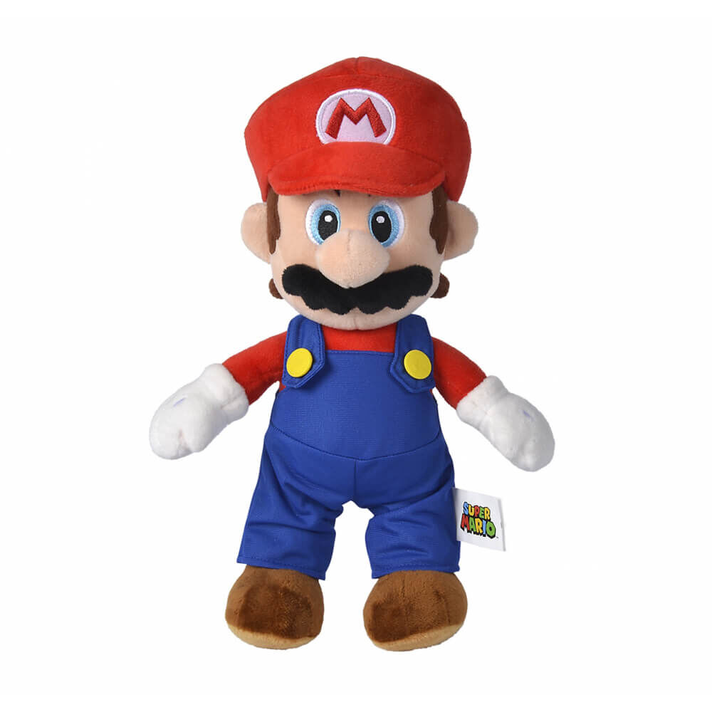SUPER MARIO 30CM CHARACTER PLUSH - MARIO - Toyworld Frankston