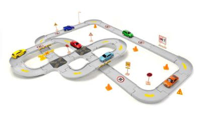 MOTORMAX DYNA CITY - ROADWAY PLAYSET 40PC - Toyworld Frankston