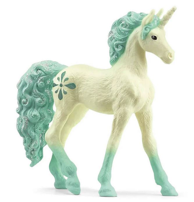 SCHLEICH - AQUAMARINE UNICORN FOAL - Toyworld Frankston