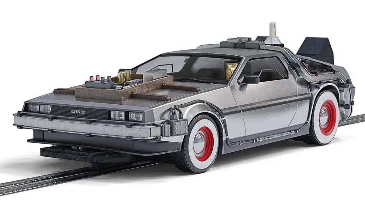 SCALEXTRIC DELOREAN BACK TO THE FUTURE III TIME MACHINE