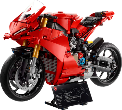 LEGO TECHNIC 42202 DUCATI PANIGALE V4 S MOTORCYCLE - Toyworld Frankston