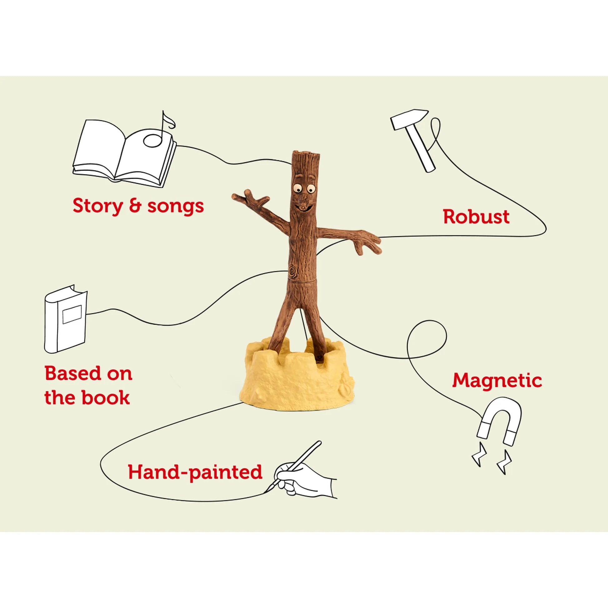 TONIES - AUDIO CHARACTER FOR TONIEBOX -  STICK MAN - Toyworld Frankston