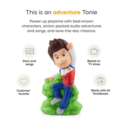 TONIES - AUDIO CHARACTER FOR TONIEBOX -  PAW PATROL RYDER - Toyworld Frankston