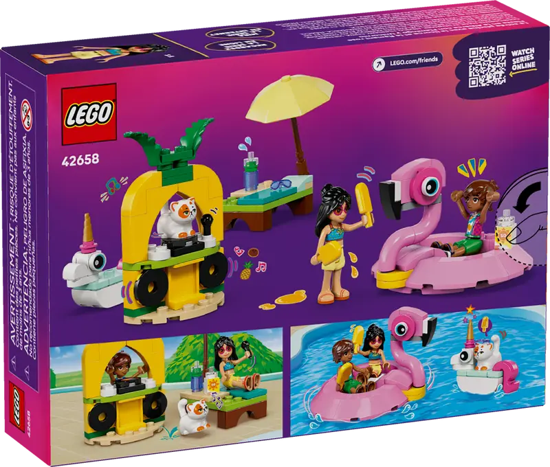 LEGO 42658 FRIENDS - UNICORN AND FLAMINGO POOL PARTY