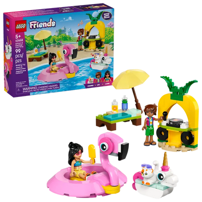 LEGO 42658 FRIENDS - UNICORN AND FLAMINGO POOL PARTY