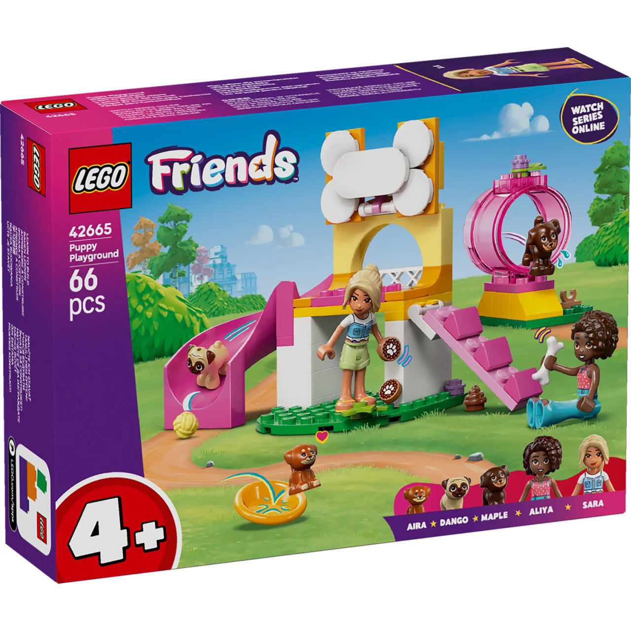 LEGO 42665 FRIENDS - PUPPY PLAYGROUND - Toyworld Frankston