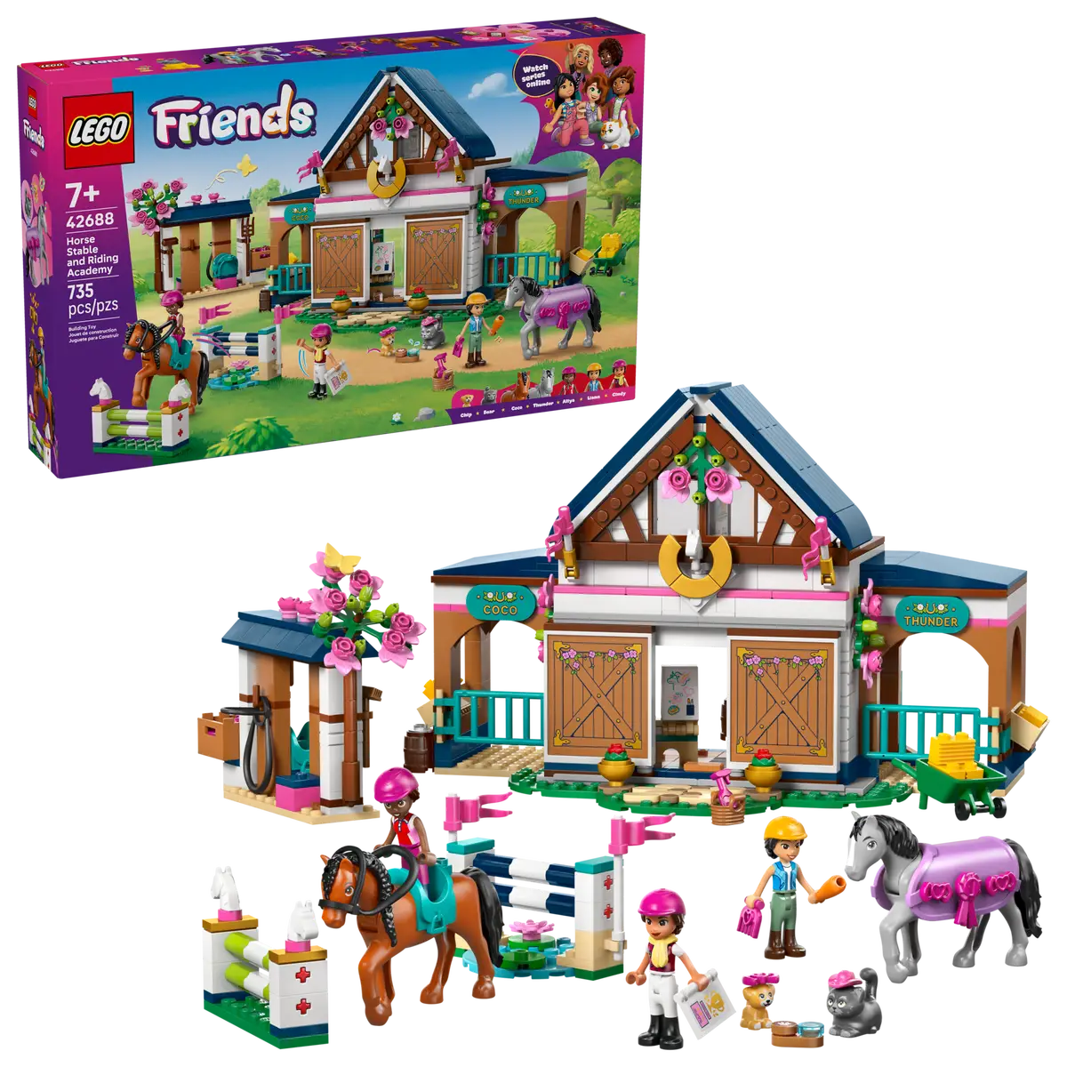 LEGO 42688 FRIENDS - HORSE STABLE AND RIDING ACADEMY - Toyworld Frankston