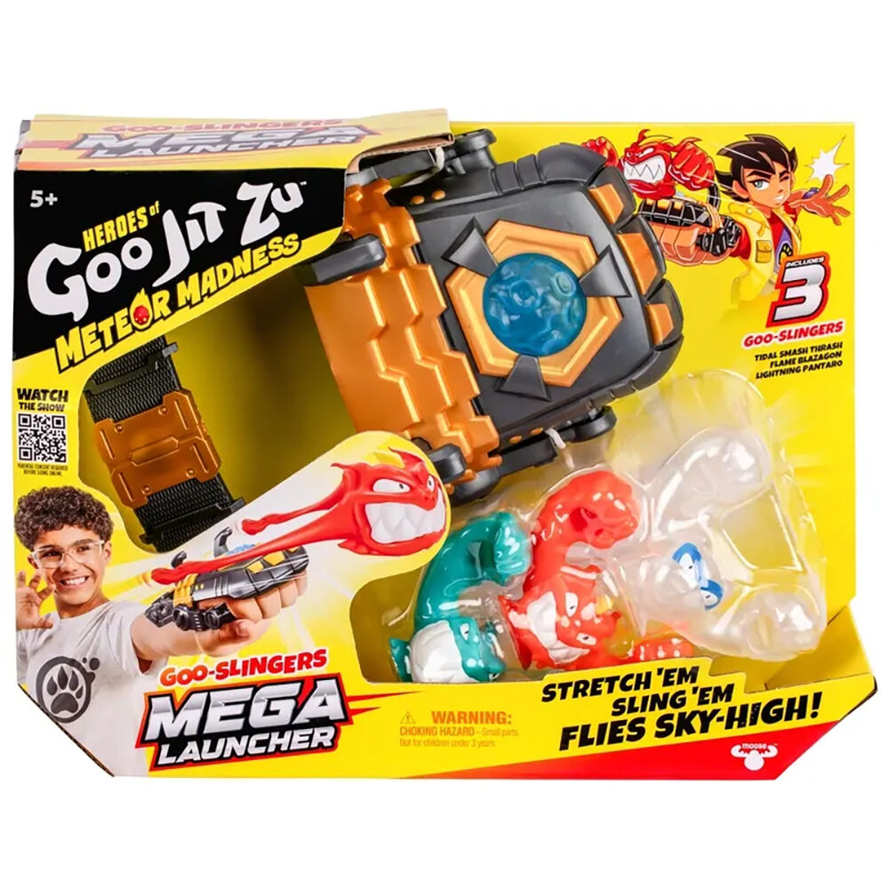 HEROES OF GOO JIT ZU - METEOR MADNESS GOO SLINGERS MEGA LAUNCHER - Toyworld Frankston