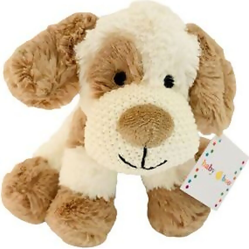 BABY BOO - 22CM BROWN SPOT DOG - Toyworld Frankston