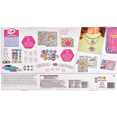 CRAYOLA CREATIONS - SHAKE IT UP! CHARMS & STICKERS SUPER SET - Toyworld Frankston