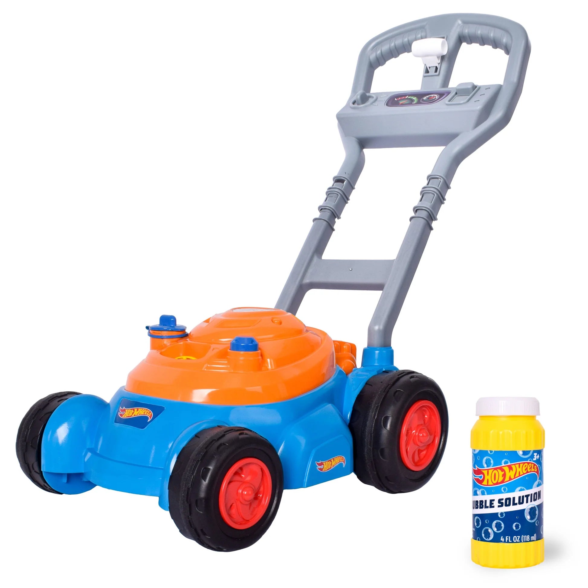 HOT WHEELS BUBBLE & GO MOWER & BUBBLE SOLUTION 118 ML - Toyworld Frankston