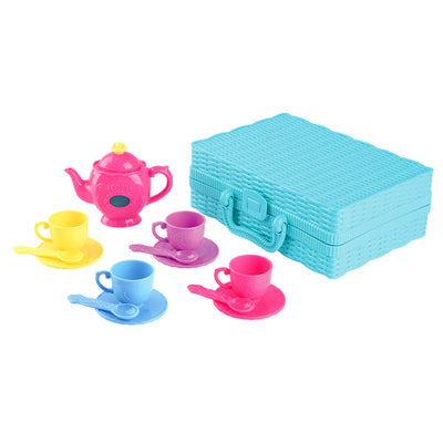 PLAYGO MUSICAL TEA SET BASKET BATTERY OPERATED - Toyworld Frankston