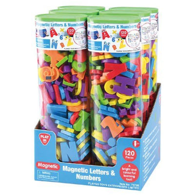 PLAYGO 120PC MAGNETIC LETTERS AND NUMBERS - Toyworld Frankston