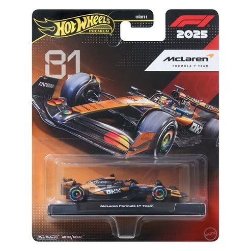 HOT WHEELS PREMIUM FORMULA 1 - 2025 MCLAREN #4 - Toyworld Frankston