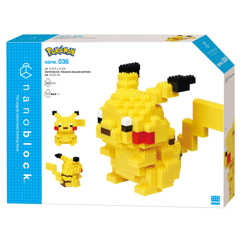 NANOBLOCK POKEMON - DX PIKACHU 001 - Toyworld Frankston