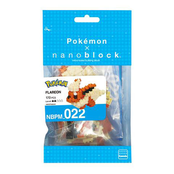 NANOBLOCK POKEMON FLAREON - Toyworld Frankston