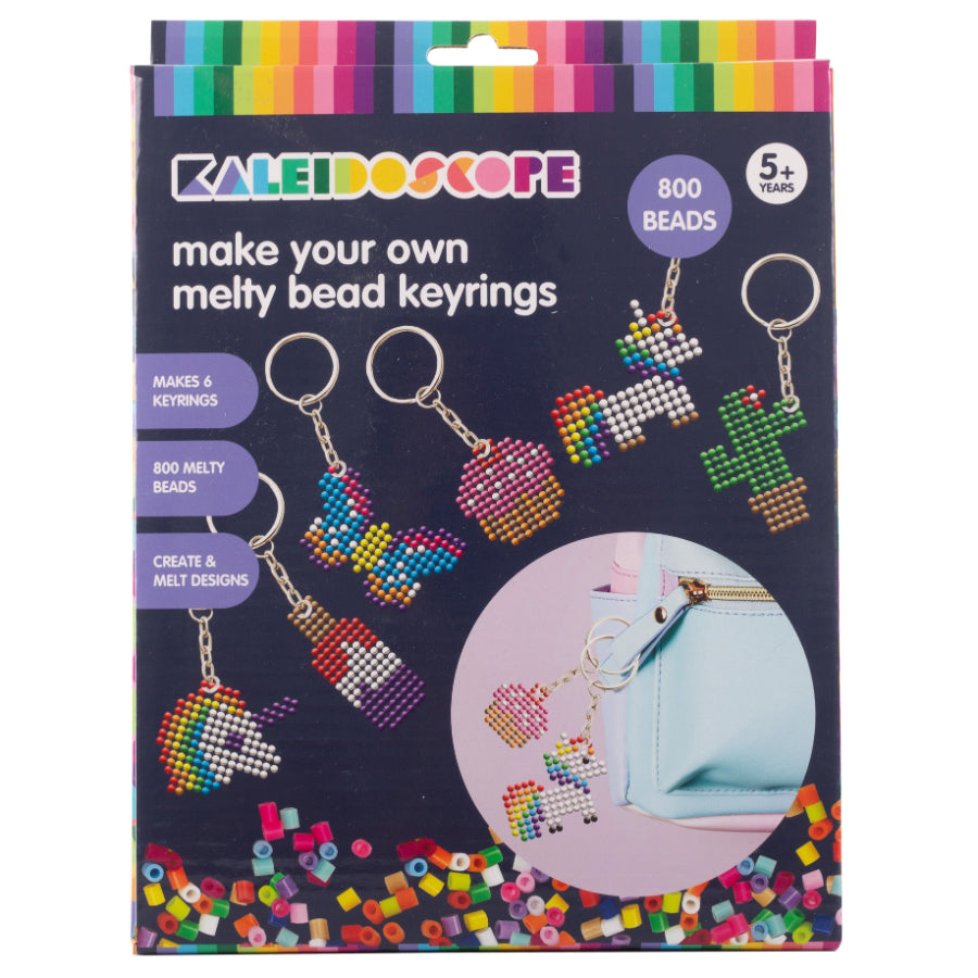 KALEIDOSCOPE MAKE YOUR OWN MELTY BEAD KEYRINGS