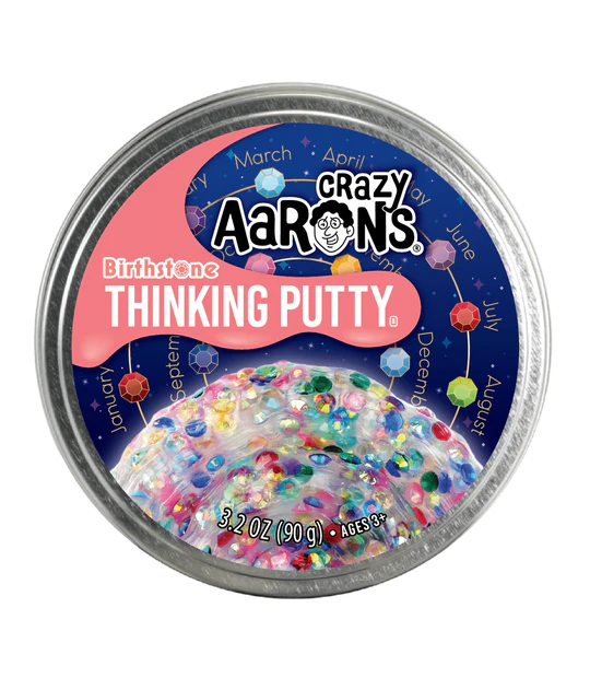 CRAZY AARON'S THINKING PUTTY BIRTHSTONE  TRENDSETTERS