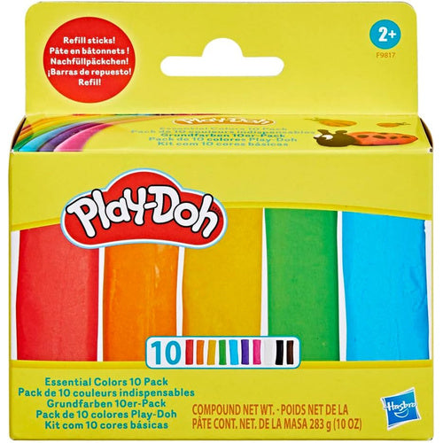 PLAY-DOH ESSENTIAL COLOURS 10 PACK - Toyworld Frankston