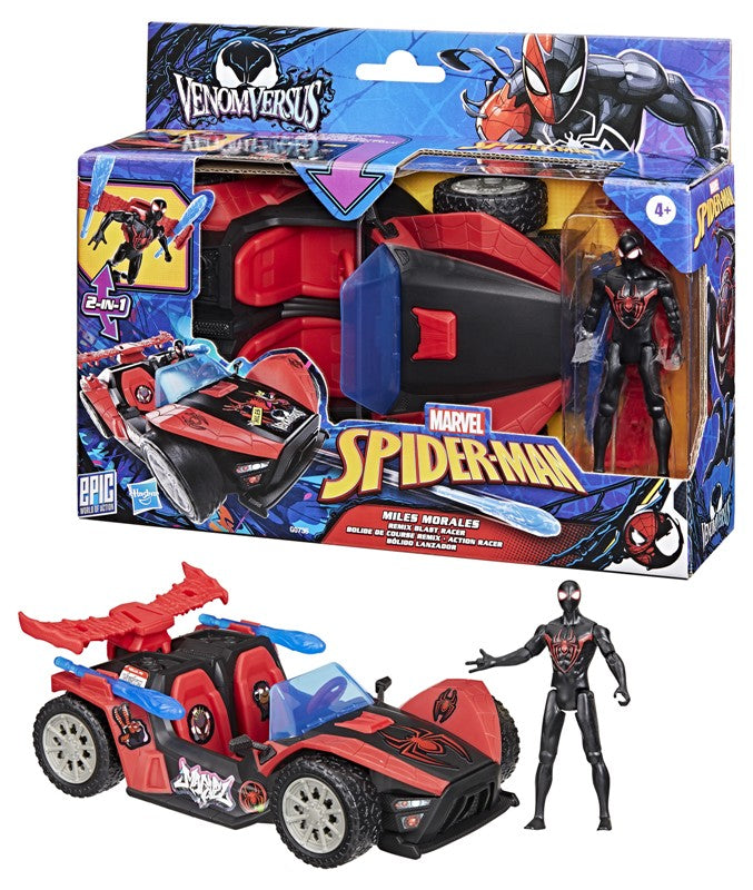 MARVEL - SPIDER-MAN - MILES MORALES REMIX BLAST RACER