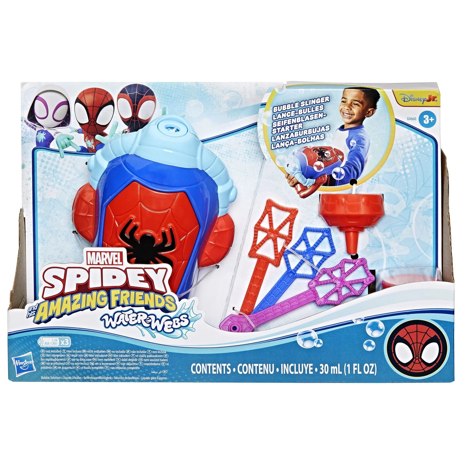 SPIDEY AND FRIENDS - SPIDEY BUBBLE SLINGER - Toyworld Frankston