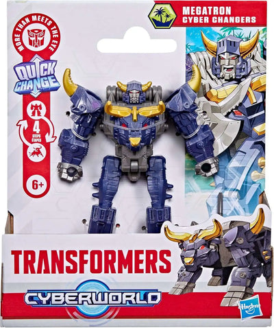 TRANSFORMERS CYBERWORLD CYBER CHANGERS - MEGATRON - Toyworld Frankston