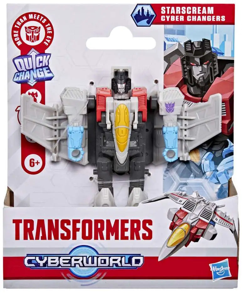 TRANSFORMERS CYBERWORLD CYBER CHANGERS - STARSCREAM