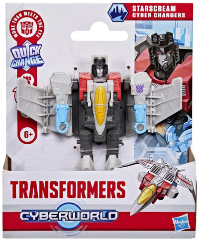 TRANSFORMERS CYBERWORLD CYBER CHANGERS - STARSCREAM