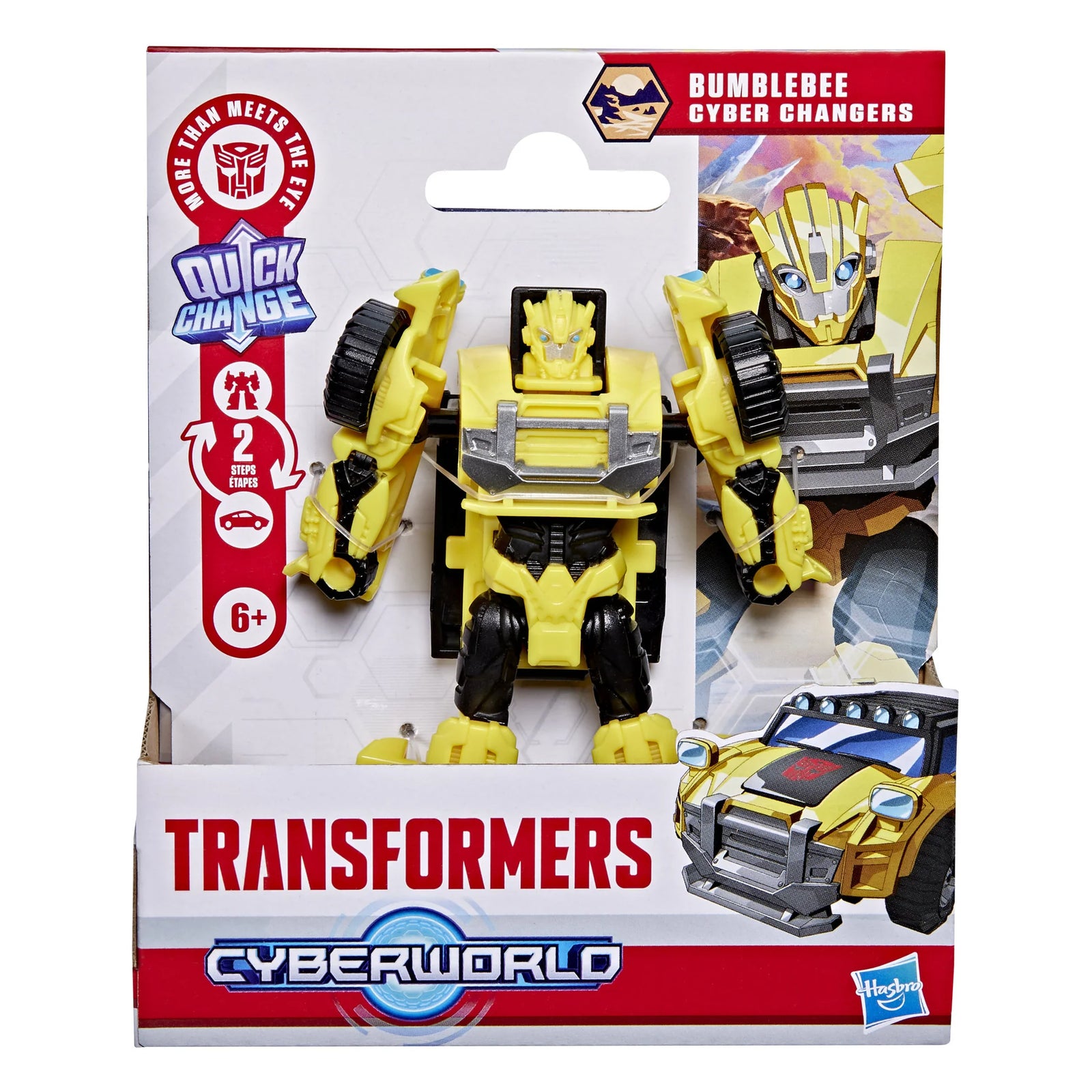 TRANSFORMERS CYBERWORLD CYBER CHANGERS - BUMBLEBEE