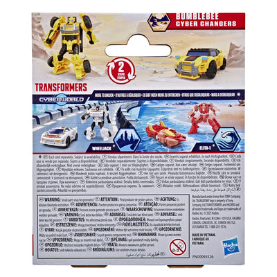TRANSFORMERS CYBERWORLD CYBER CHANGERS - BUMBLEBEE