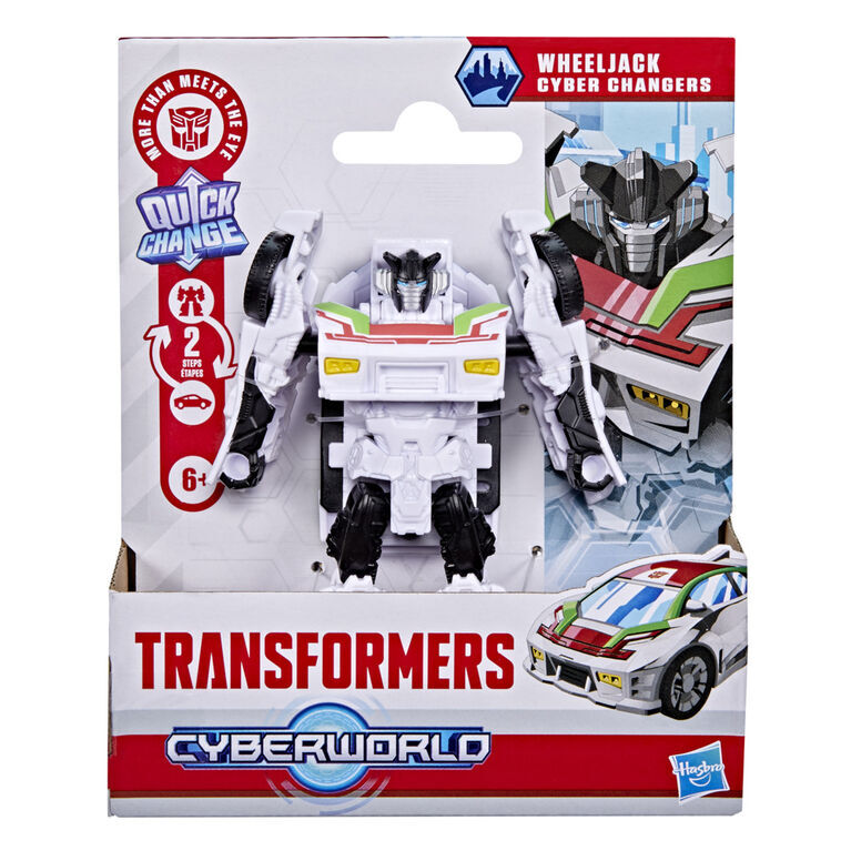 TRANSFORMERS CYBERWORLD CYBER CHANGERS - WHEELJACK