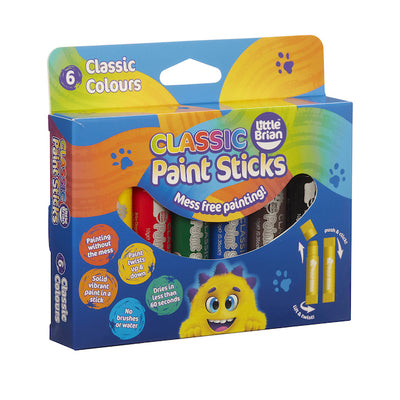 LITTLE BRIAN PAINT STICKS - CLASSIC 6 PK
