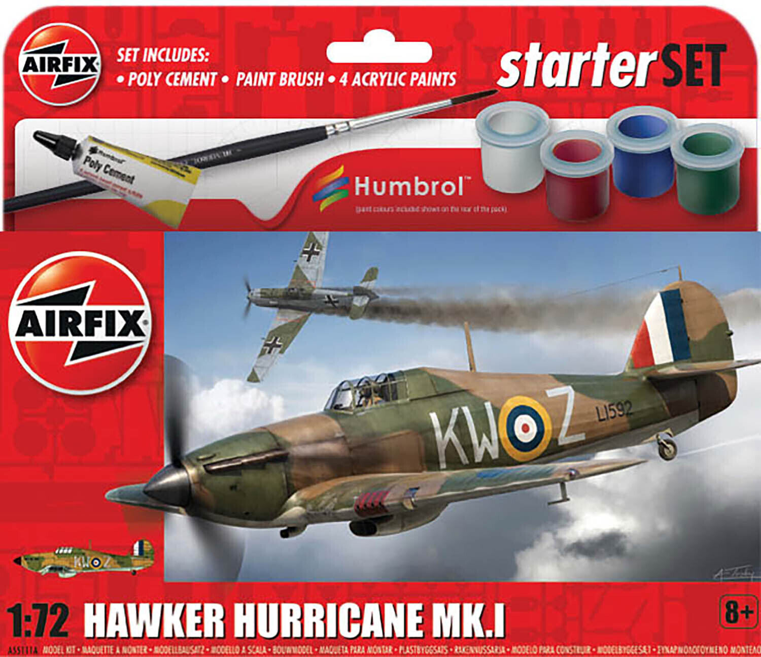AIRFIX HAWKER HURRICANE MK.I - Toyworld Frankston