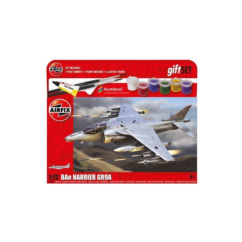 AIRFIX 1:72 BAE HARRIER GR9A STARTER KIT - Toyworld Frankston