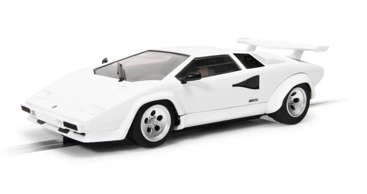 SCALEXTRIC LAMBORGHINI COUNTACH - WHITE - Toyworld Frankston