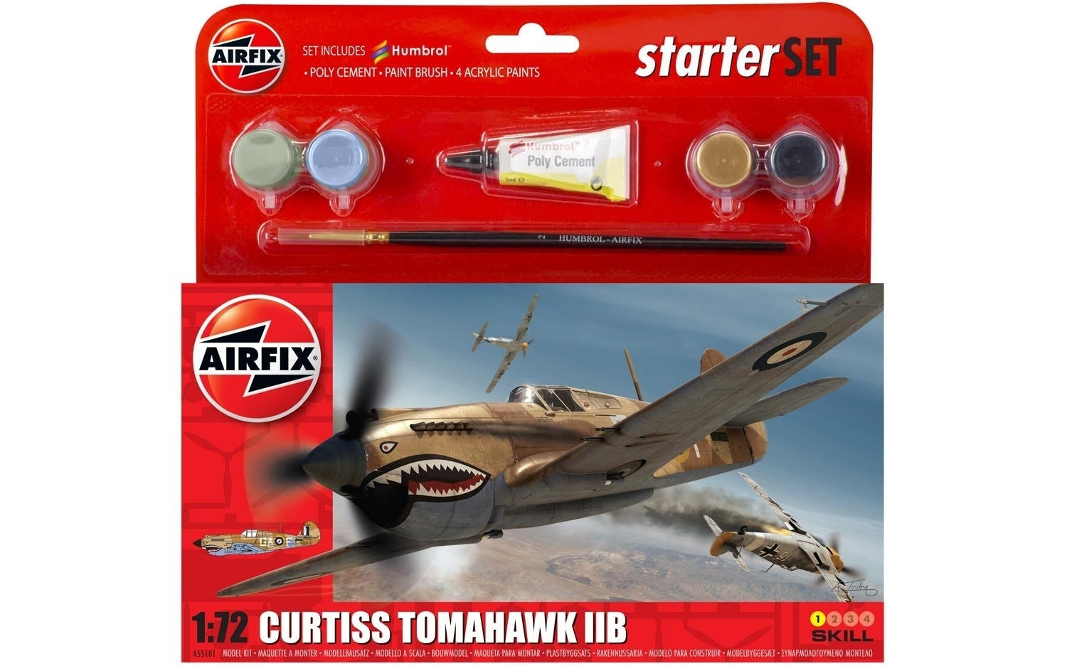 AIRFIX CURTISS TOMHAWK IIB - Toyworld Frankston