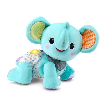 VTECH CRAWL W/ME ELEPHANT - BLUE - Toyworld Frankston