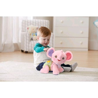 VTECH CRAWL WITH ME ELEPHANT - PINK - Toyworld Frankston