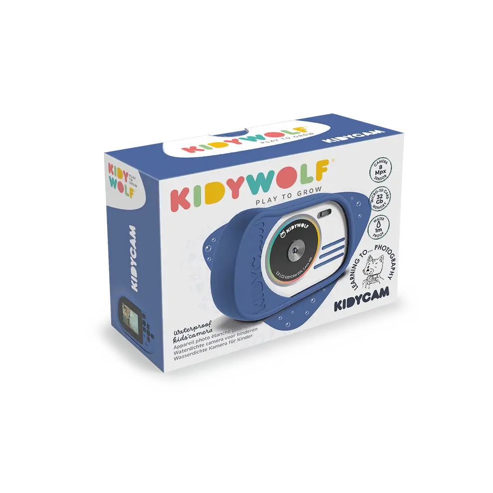 KIDYWOLF - KIDYCAM WATERPROOF KIDS CAMERA - BLUE