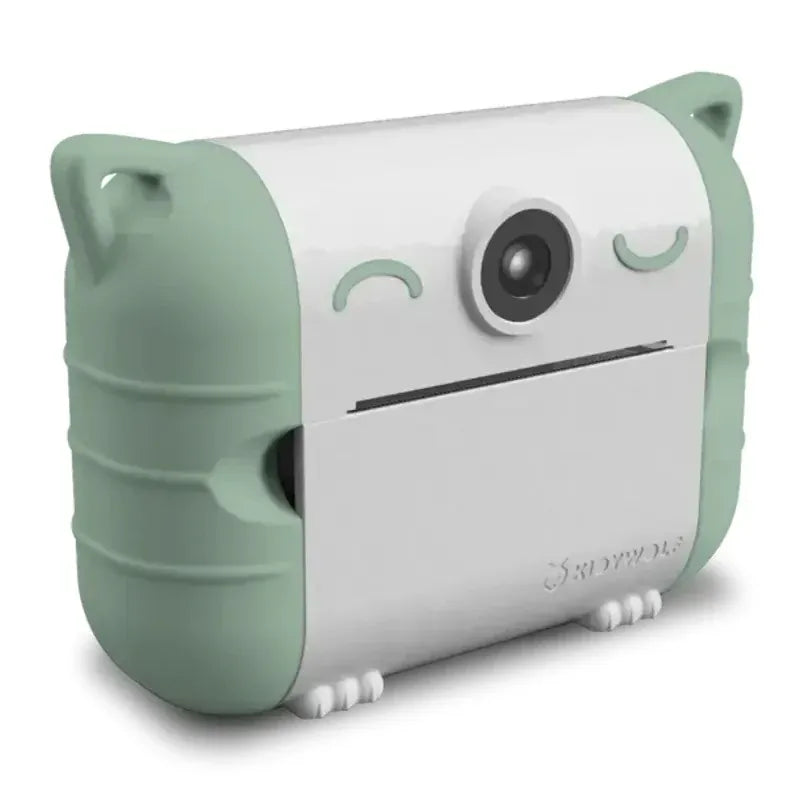 KIDYWOLF - KIDYPRINT KIDS CAMERA WITH THERMIC PRINTER - GREEN