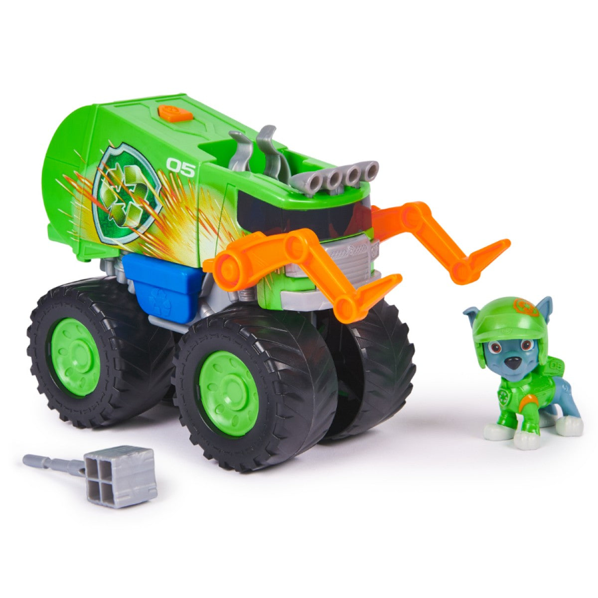 PAW PATROL RESCUE WHEELS RECYCLE TRUCK -ROCKY