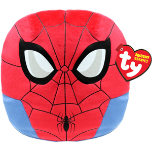 TY SQUISHY BEANIES - MARVEL SPIDER MAN 25CM PLUSH - Toyworld Frankston