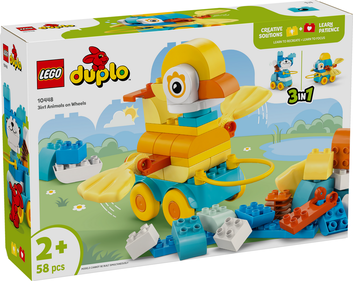 LEGO DUPLO 10448 - 3IN1 ANIMALS ON WHEELS