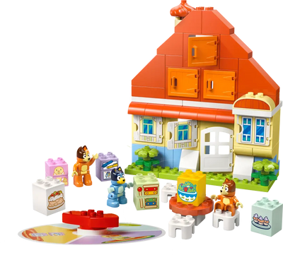 LEGO DUPLO 10459 - BLUEY'S FAMILY HOUSE WITH MEMORY GAME - Toyworld Frankston