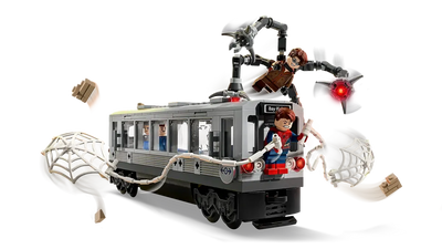 LEGO 76321 MARVEL - SPIDER-MAN VS DOC OCK SUBWAY TRAIN SCENE - Toyworld Frankston