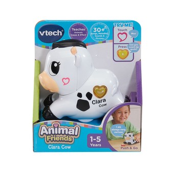 VTECH PUSH AND GO ANIMAL FRIENDS - CLARA COW