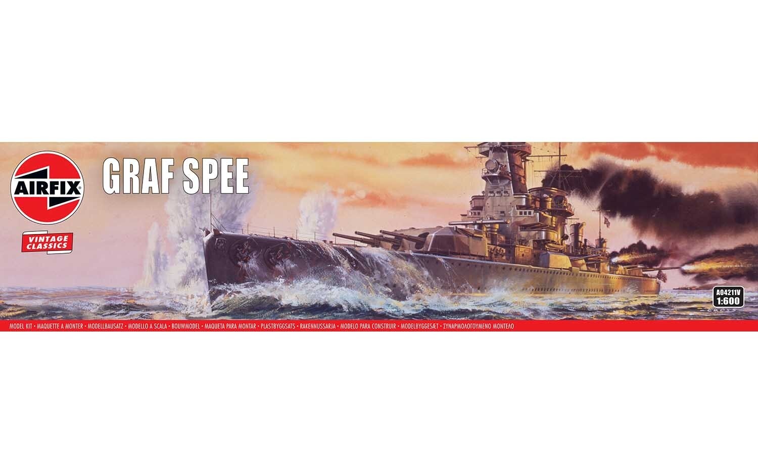 AIRFIX  1:600 ADMIRAL GRAF SPEE - Toyworld Frankston