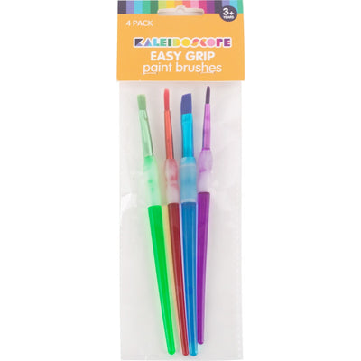 KALEIDOSCOPE EASY GRIP PAINT BRUSHES - Toyworld Frankston