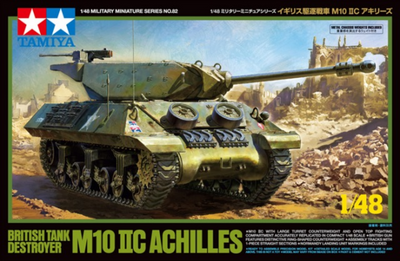 TAMIYA 1/48 BRITISH TANK DESTROYER M10 IIC ACHILLES - Toyworld Frankston